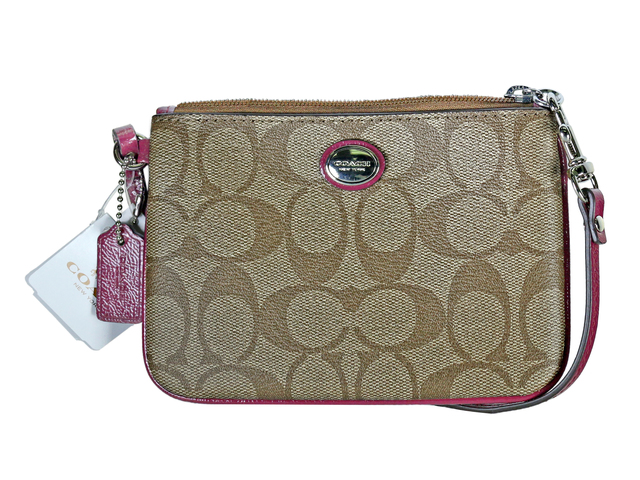 Gift Accessories - Coach Classic Wristlet- Peach - L36668703 Photo